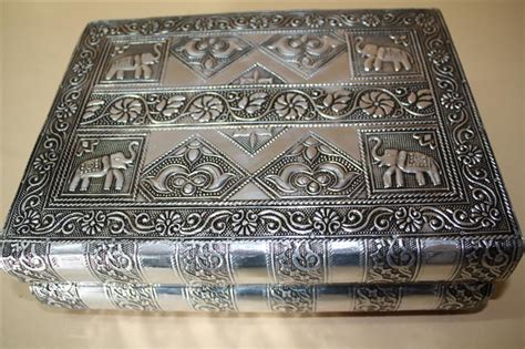 Silver Indian Jewelry Box 